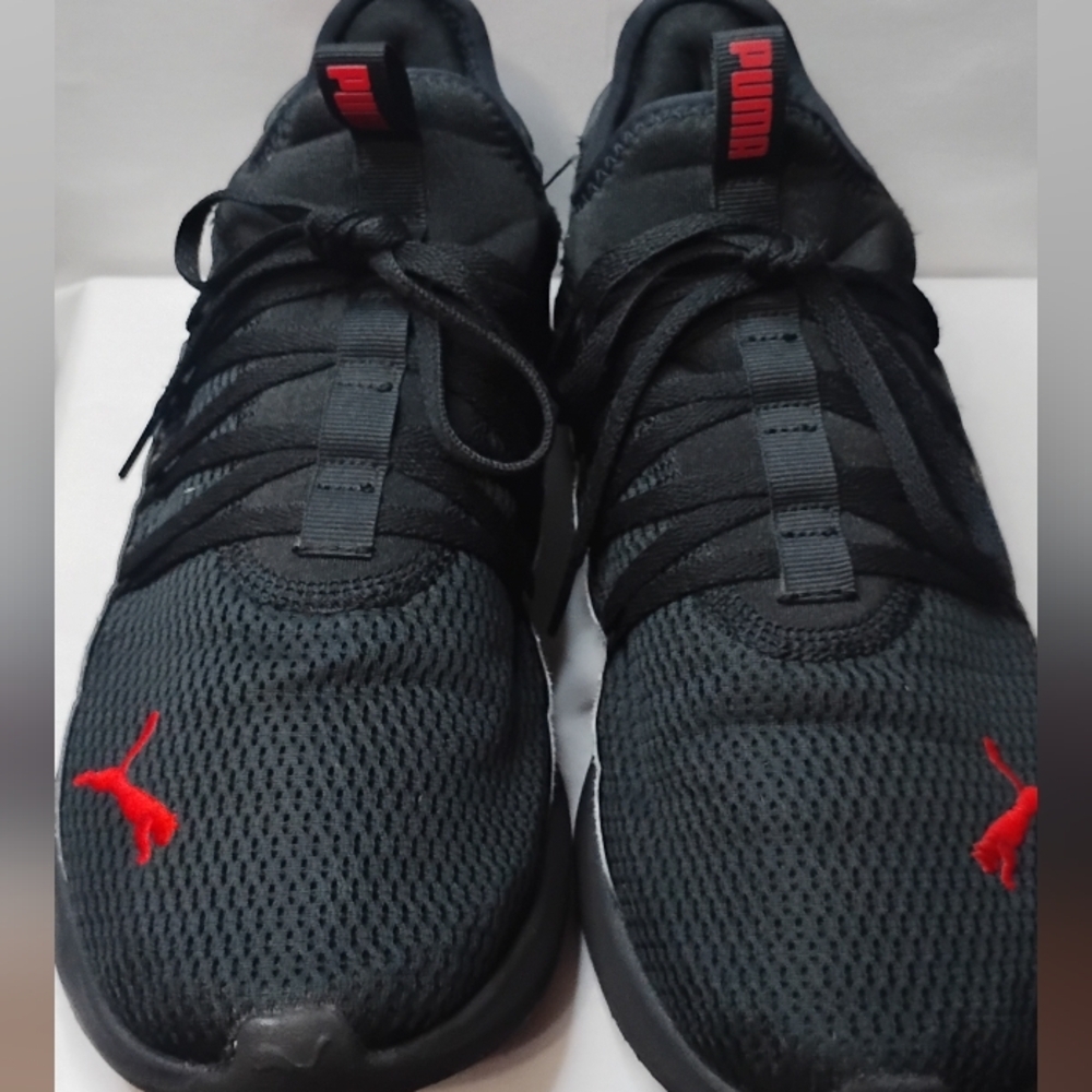 Puma Softride Carson Fresh Black Red Men Road Running Jogging Shoes 310155-04 - Picture 5 of 14